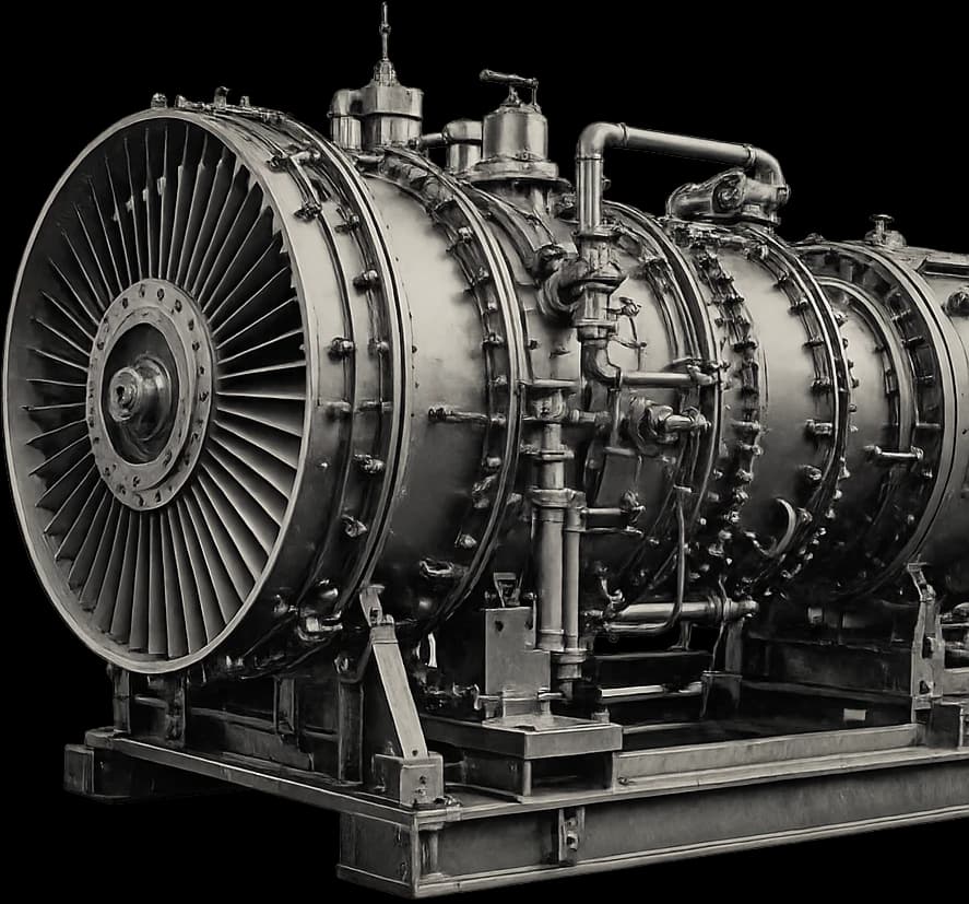 Retrofuturist turbine engine — the hardware being built this decade
